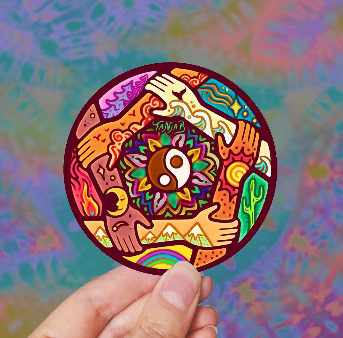 Unity - Sticker - Spiral Circle