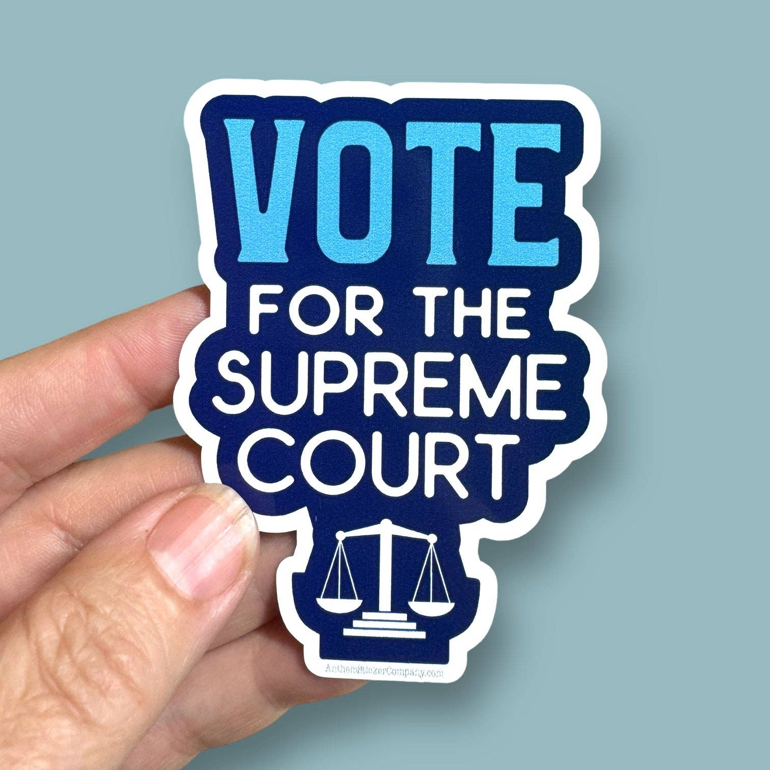 Vote for the Supreme Court | Sticker - Spiral Circle