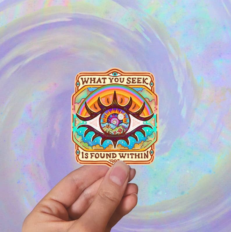 What You Seek is Found Within - Sticker - Spiral Circle