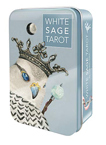 White Sage Tarot Tin Deck - Spiral Circle