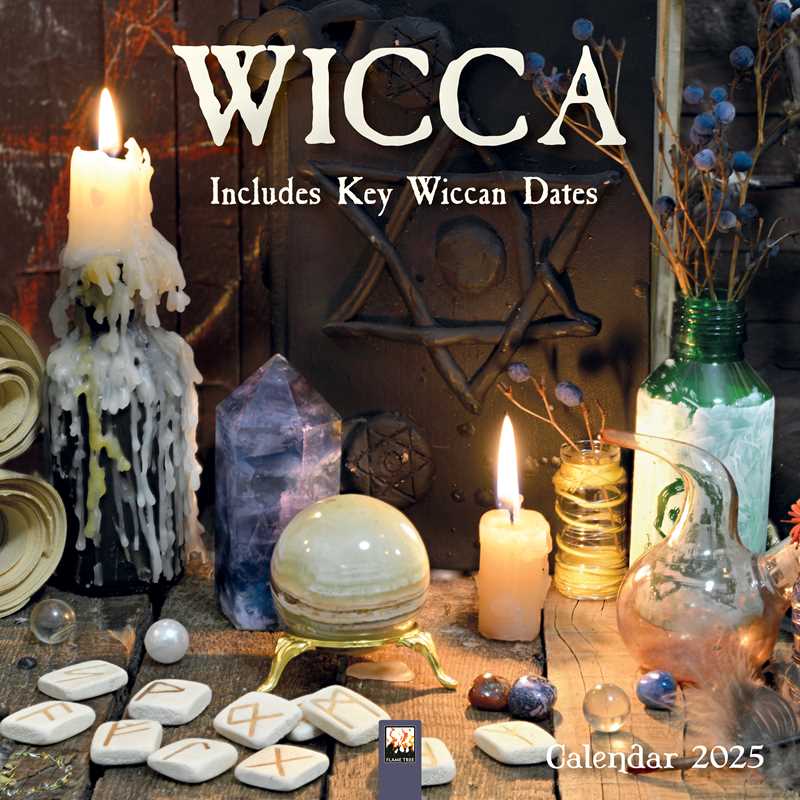 Wicca Wall Calendar 2025 (Art Calendar) by - Spiral Circle