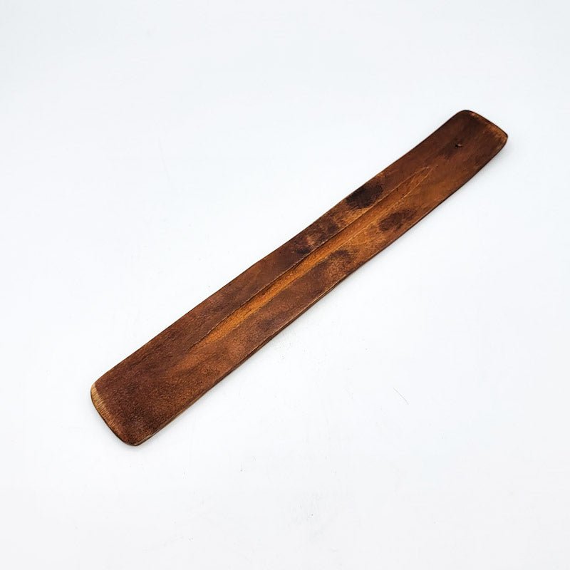 Wood Incense Holder | Plain - Spiral Circle