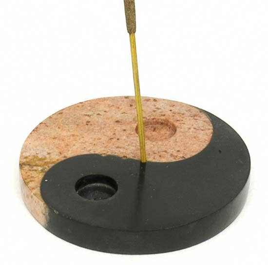 Ying Yang Incense and Cone Burner - Spiral Circle