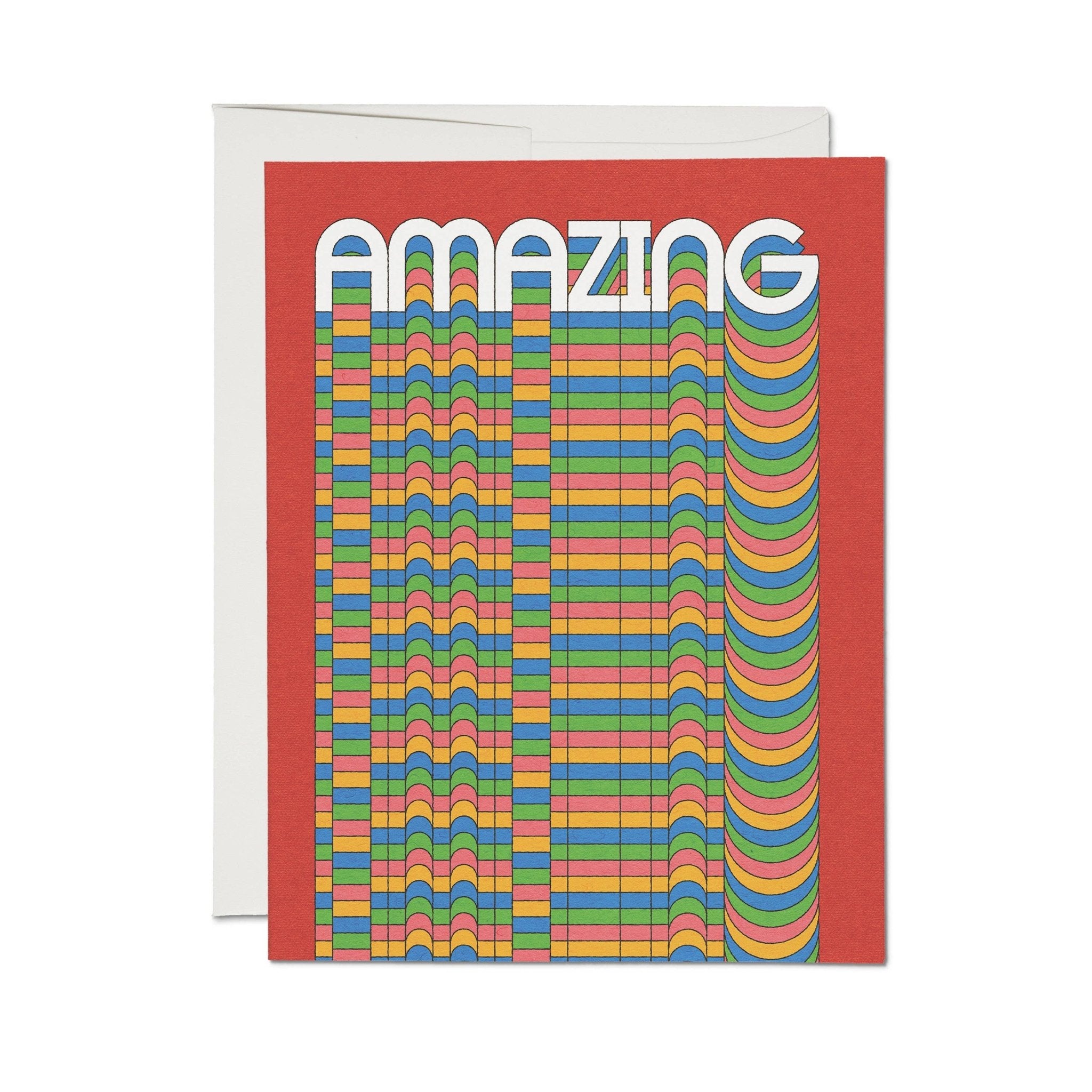 You Are Amazing greeting card - Spiral Circle