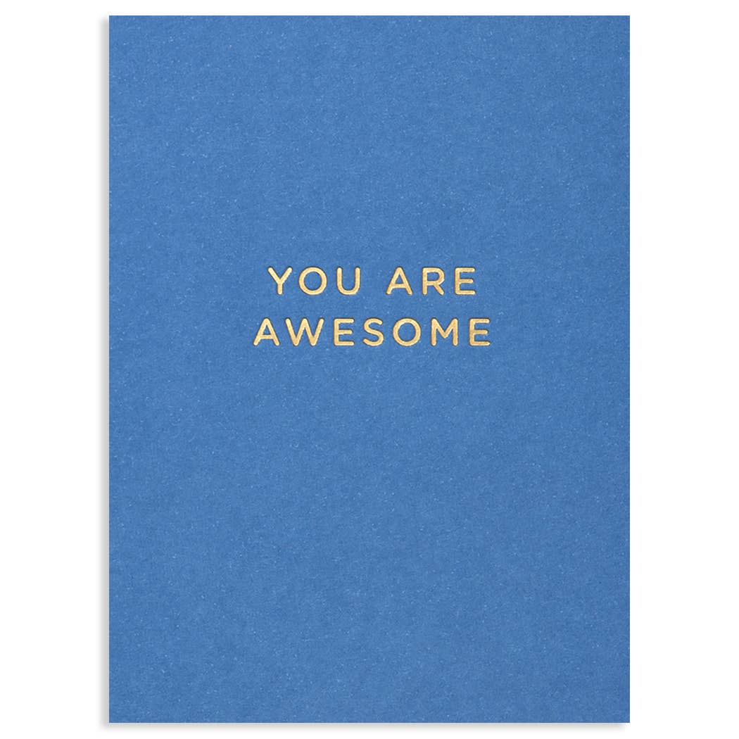 YOU ARE AWESOME | BIRTHDAY CARD - Spiral Circle