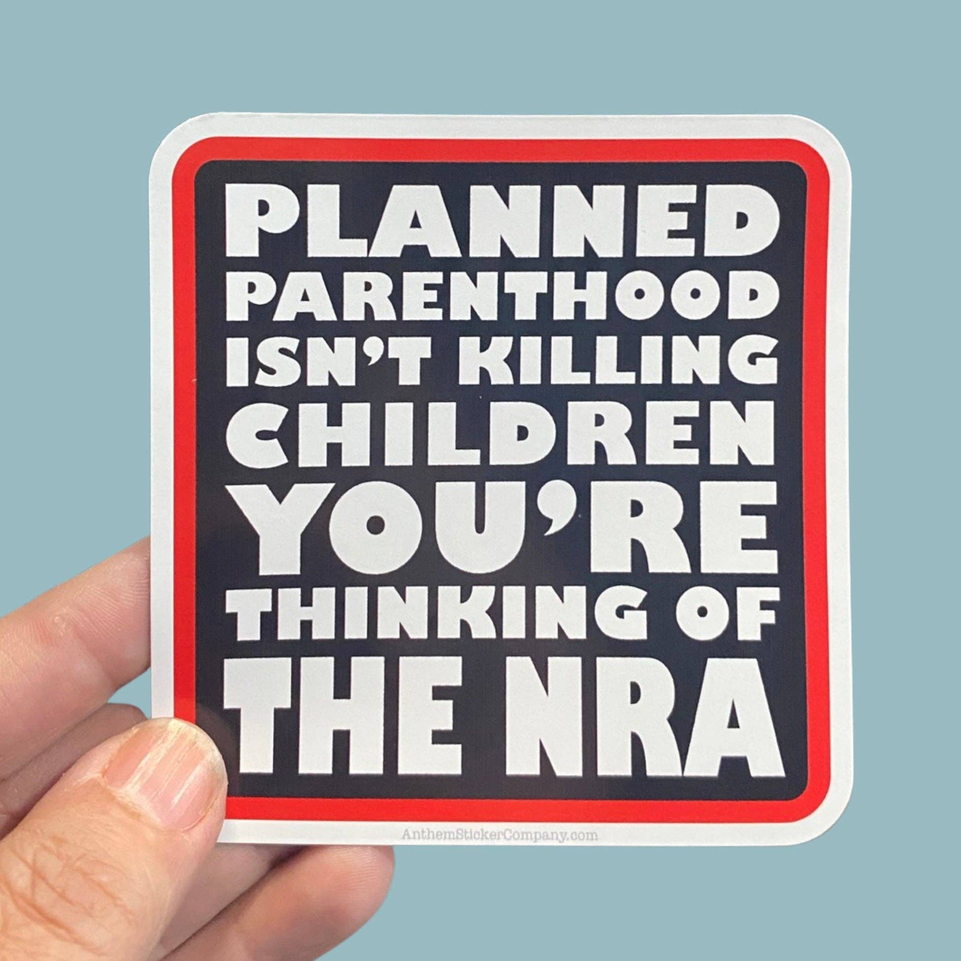 You’re thinking of the NRA | Sticker - Spiral Circle