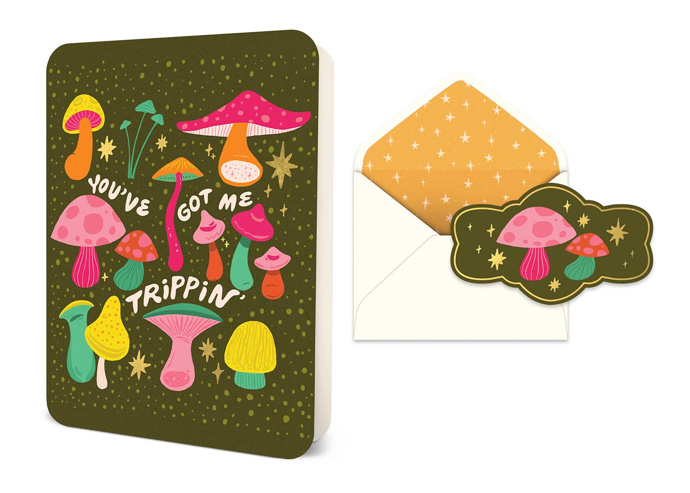 You've Got Me Trippin' Deluxe Greeting Card - Spiral Circle