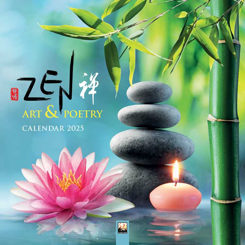 Zen Art & Poetry Wall Calendar 2025 (Art Calendar) by - Spiral Circle