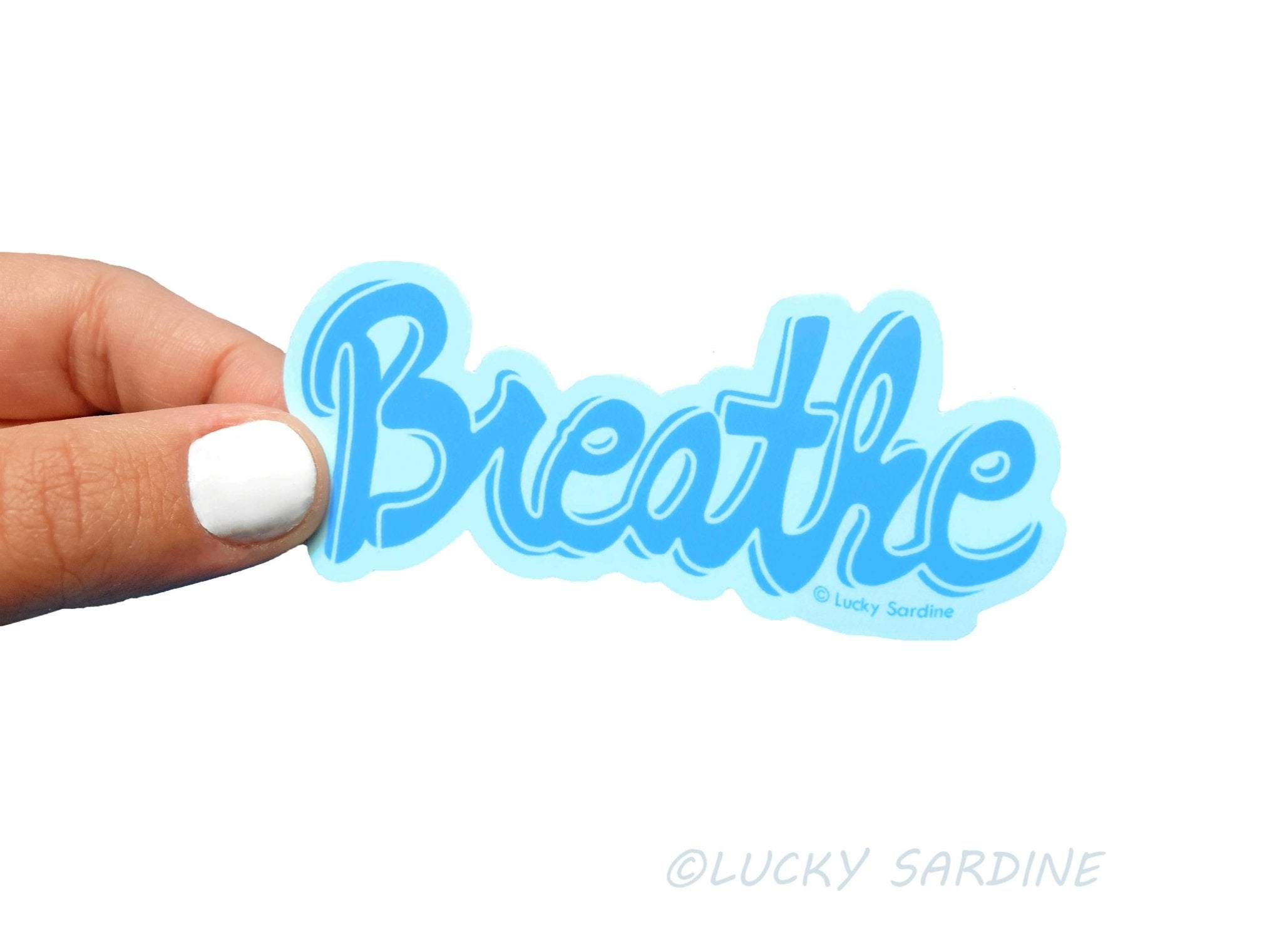 Breathe | Vinyl Sticker - Spiral Circle