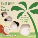 Coconut Tea Light Unscented Candles | 12 Pack - Spiral Circle