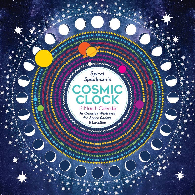 2024 Moon Wisdom Planner - Lunar Phase Zodiac Astrology - Spiral Circle