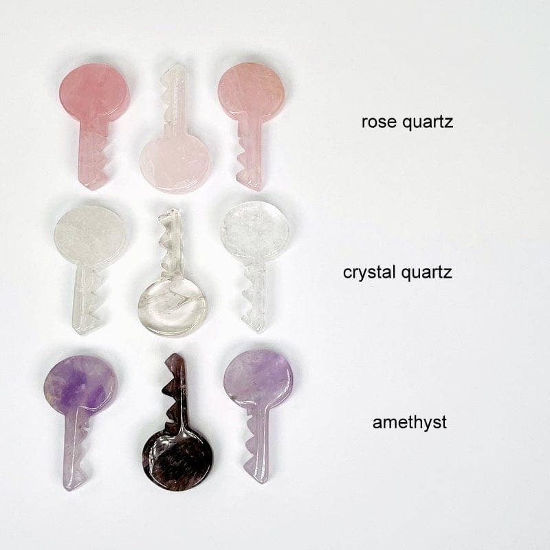 Crystal Gemstone Key Cabochons (LWS-S3) - Spiral Circle