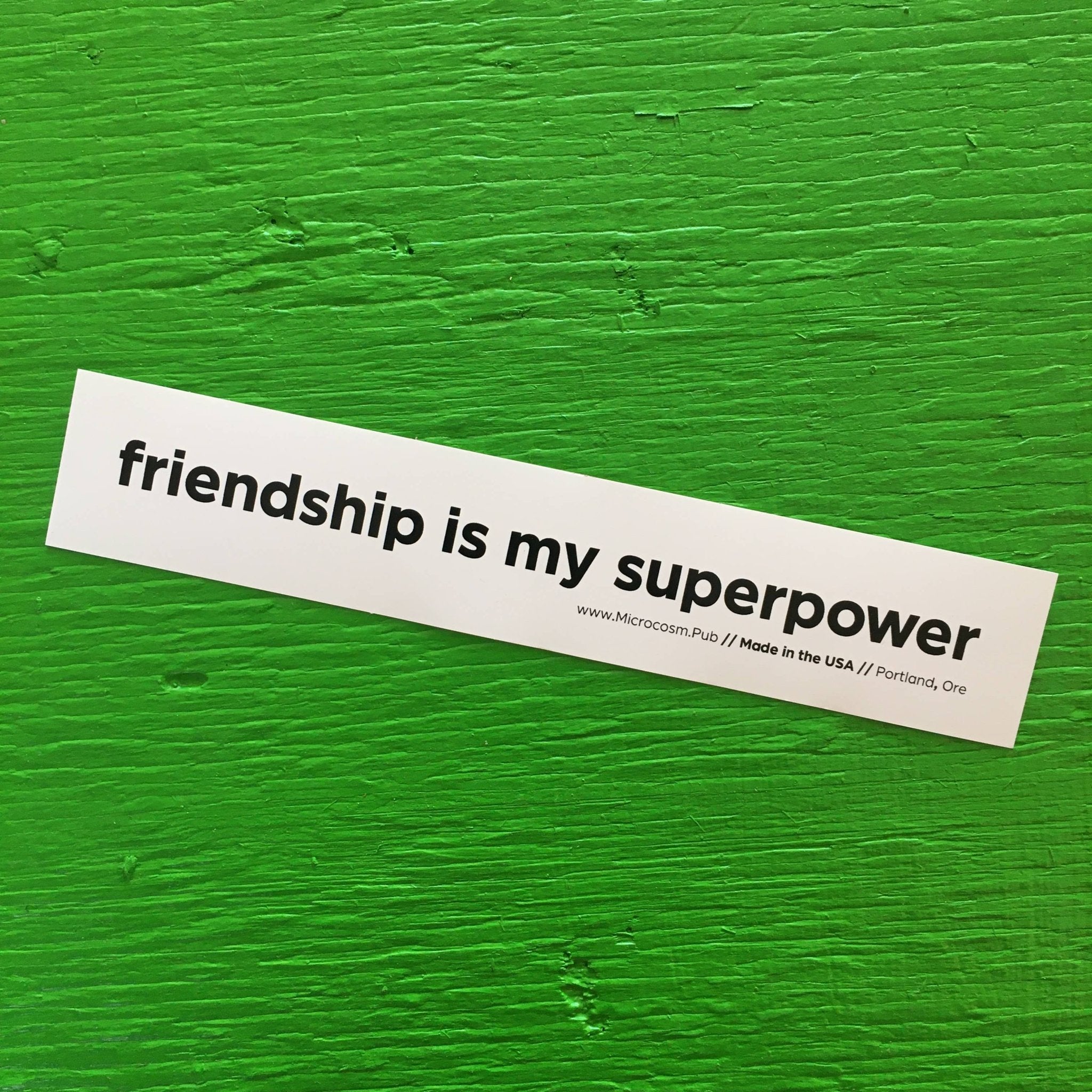 Friendship is My Superpower - Sticker #427 - Spiral Circle