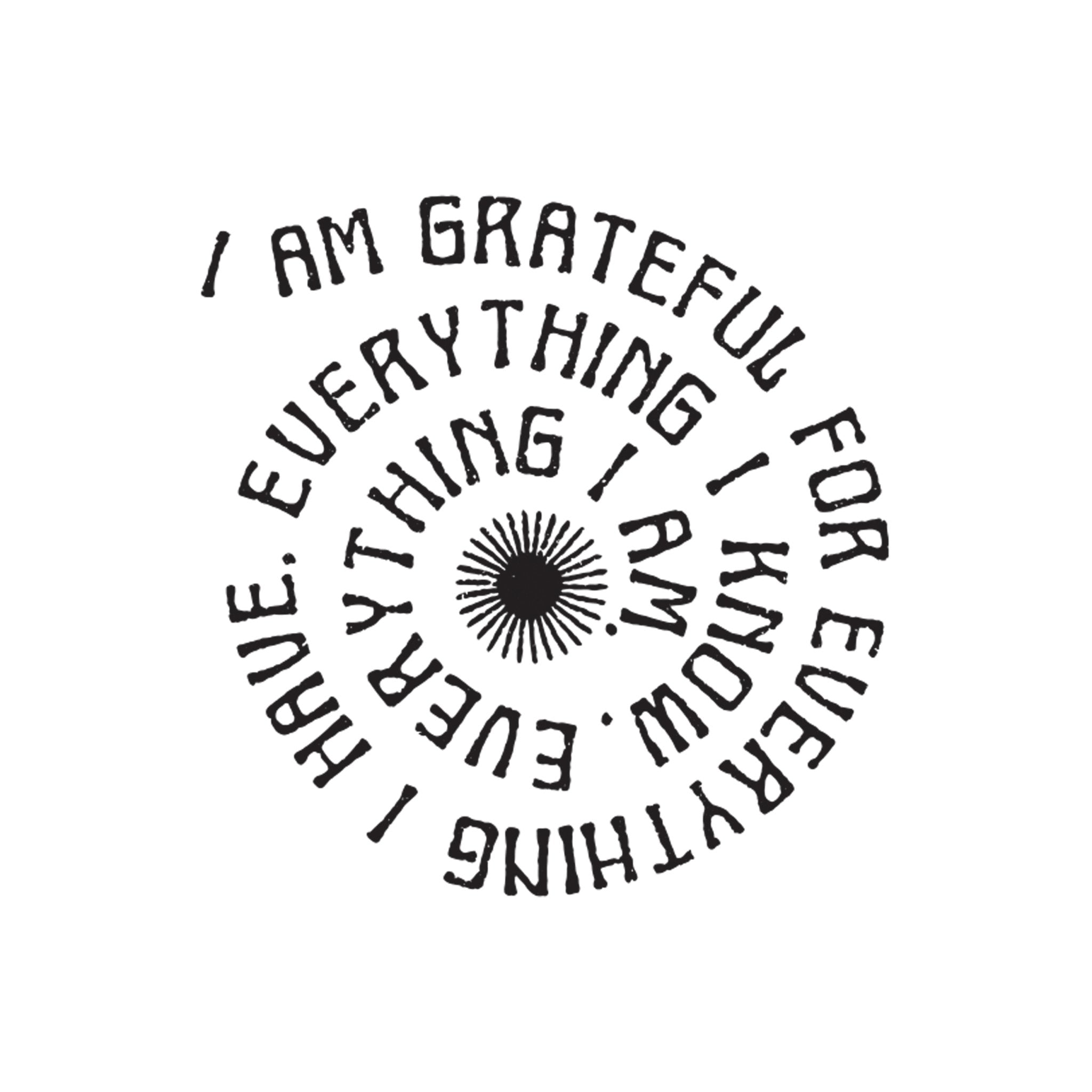 Grateful Tattoo Pair - Spiral Circle