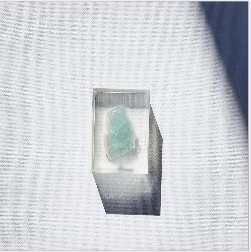 Green Fluorite Crystal Soap | Transcendent - Spiral Circle