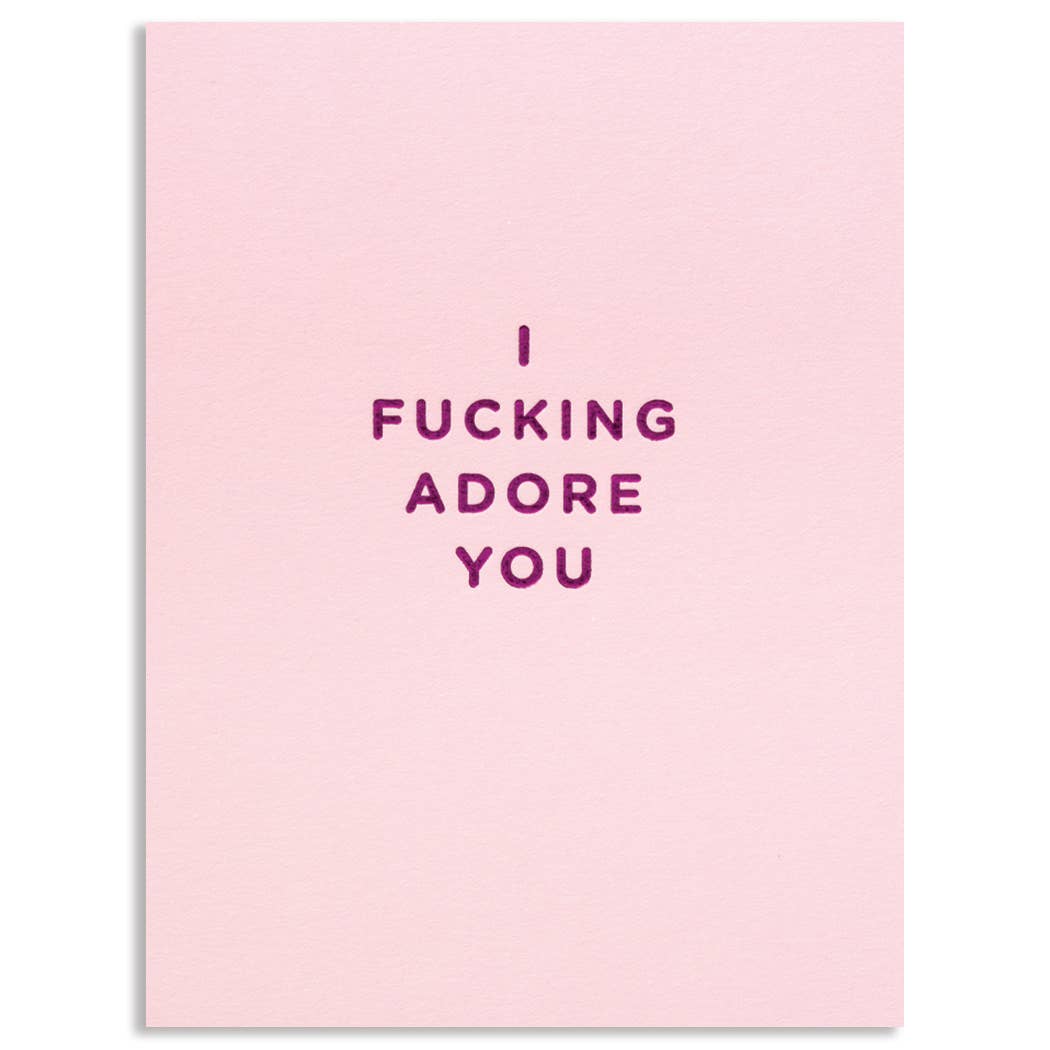 I FUCKING ADORE YOU | LAGOM LOVE CARD - Spiral Circle