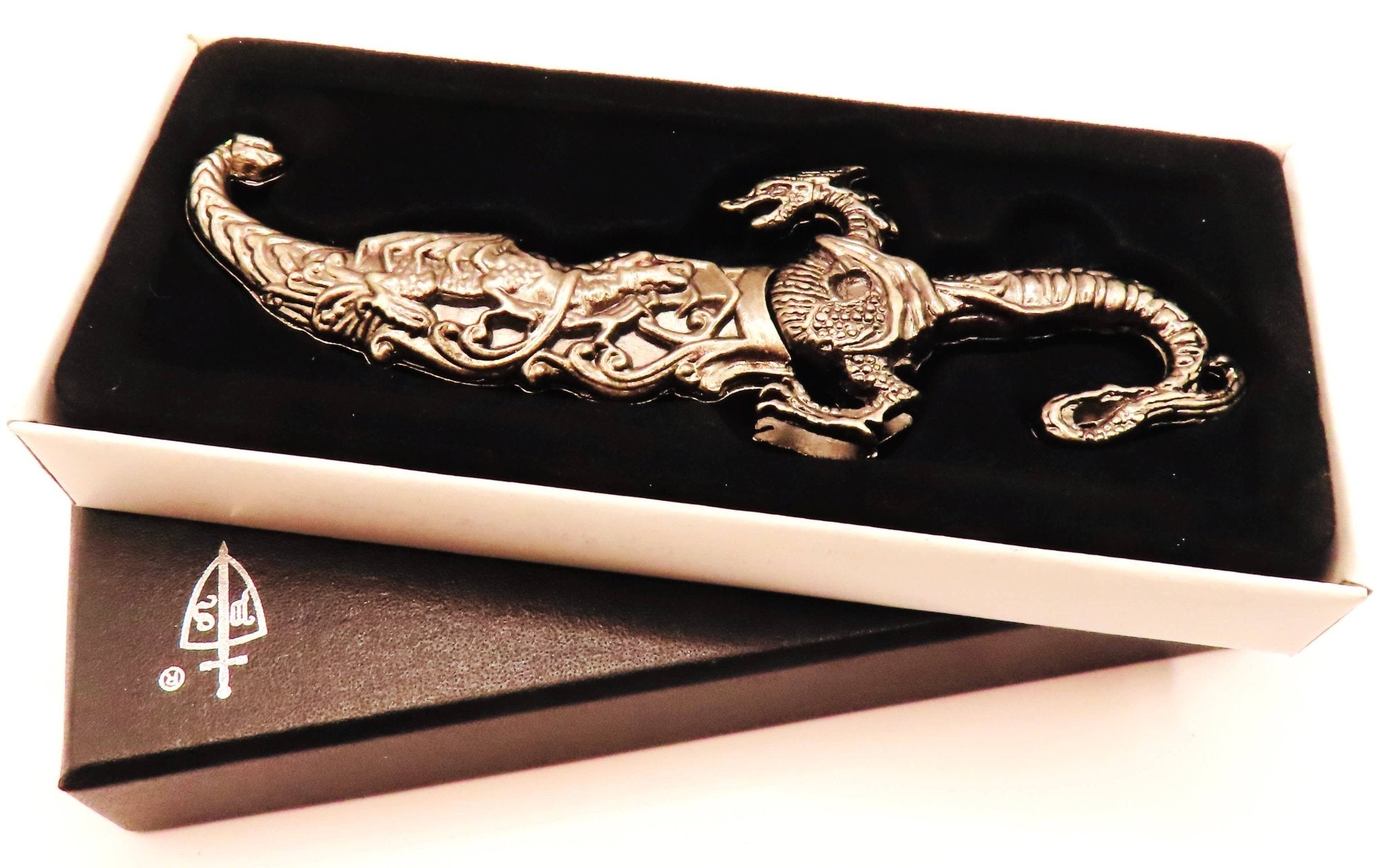 Letter Opener - Dragon Statue - Spiral Circle