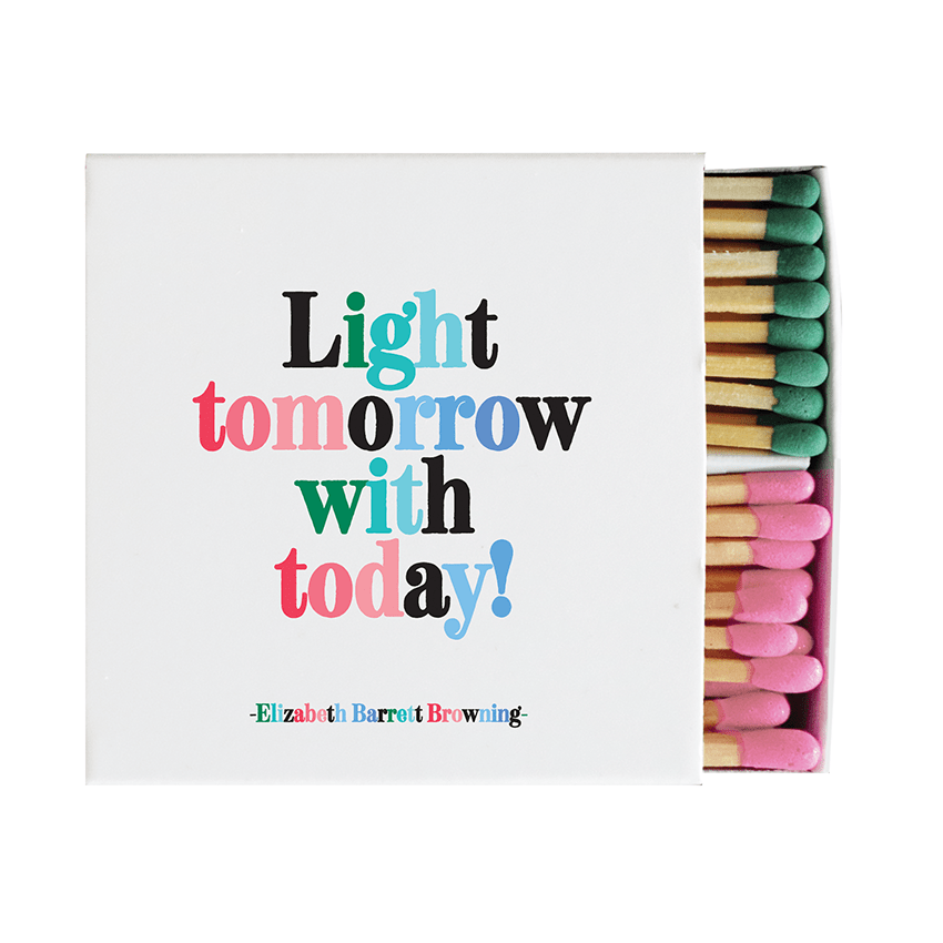 Light Tomorrow With Today (Elizabeth Barrett Browning) | Matchbox - Spiral Circle