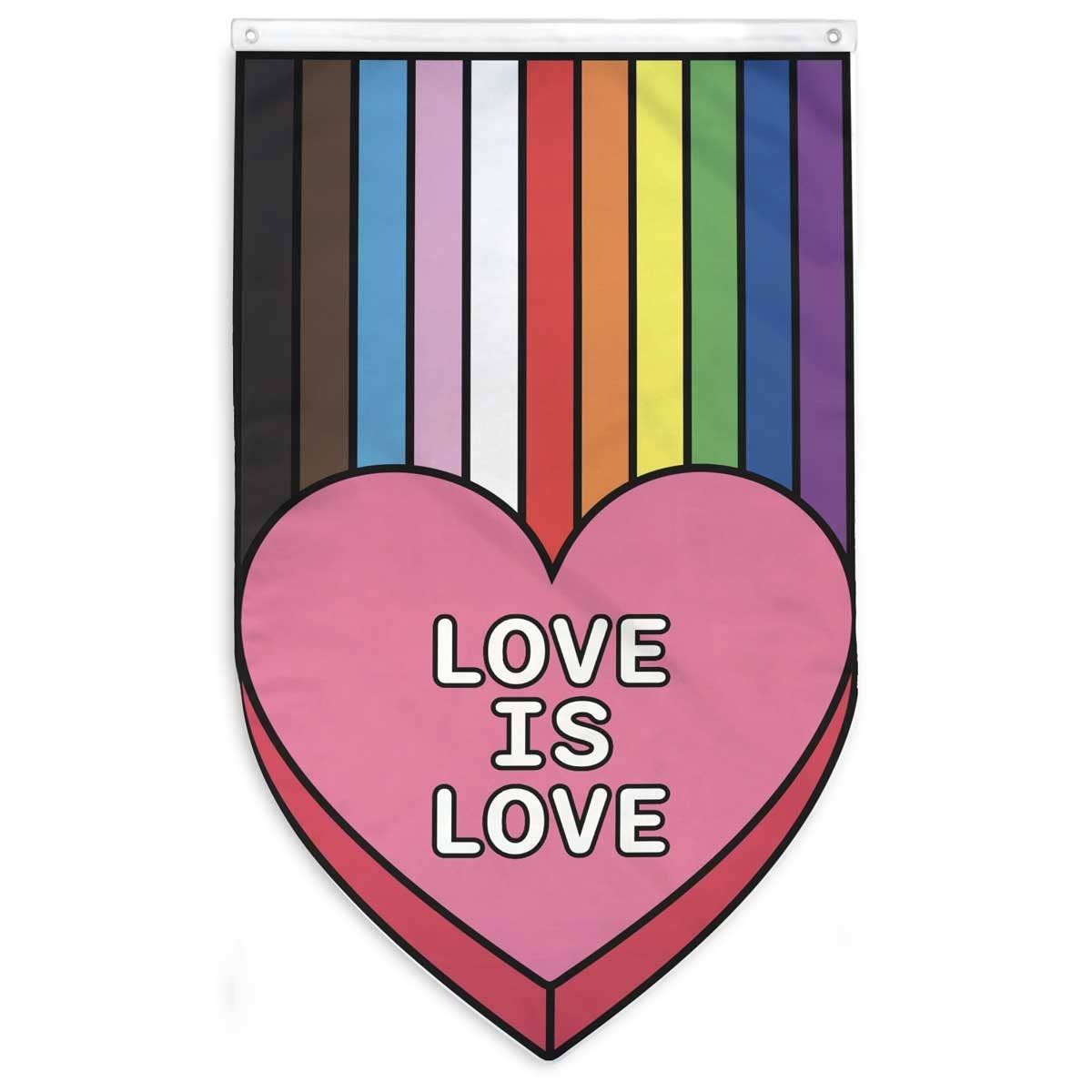 Love is Love Flag - Spiral Circle