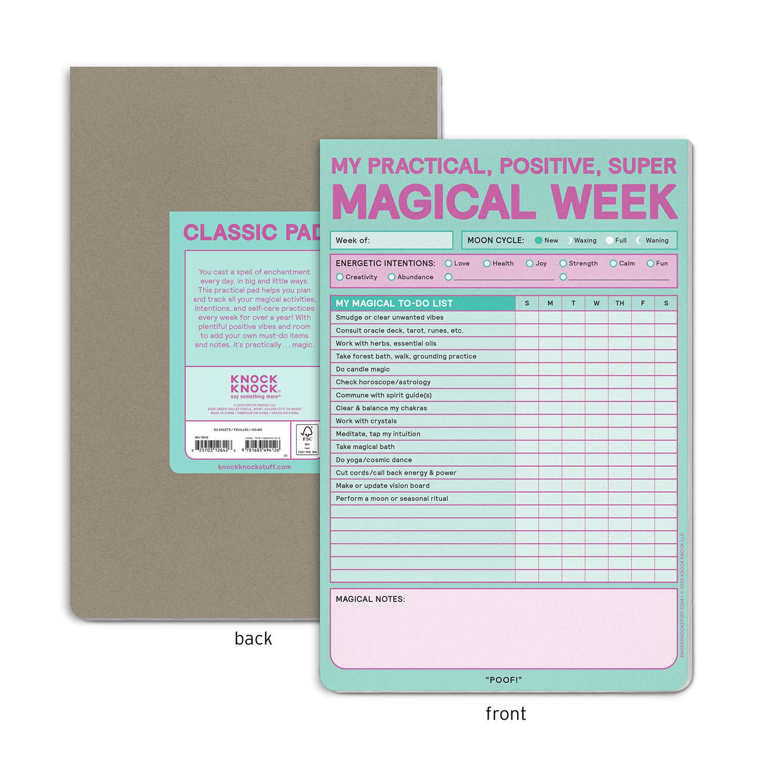 Magical Week Pad (Pastel Version) - Spiral Circle