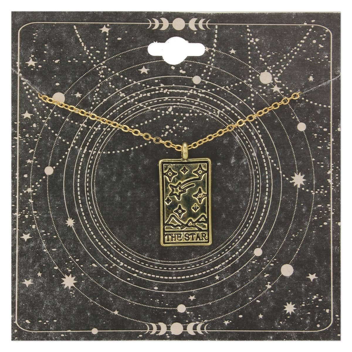 The Star Tarot Card necklace. Quality silver... - Depop