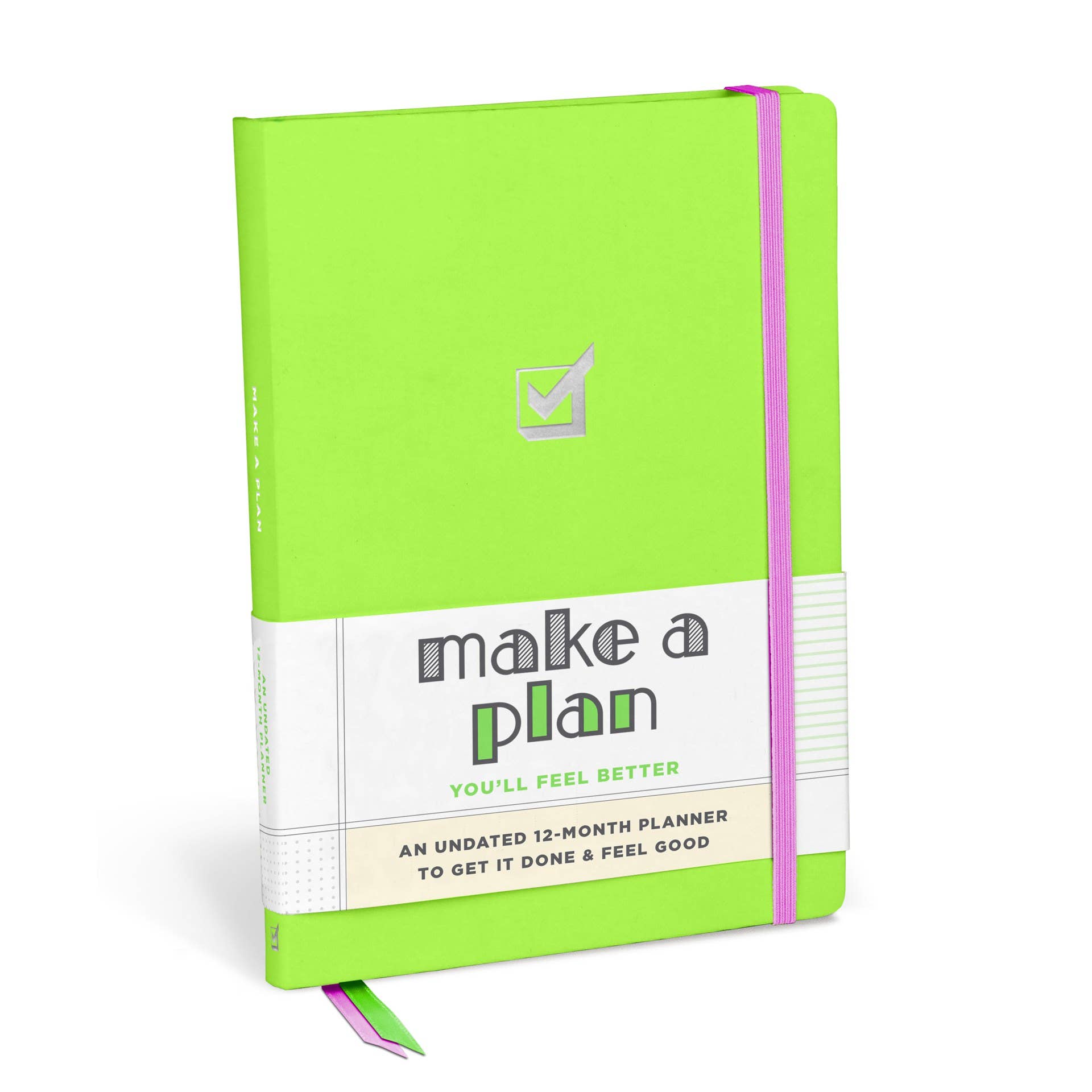 Make a Plan Large Hardcover Planner - Spiral Circle