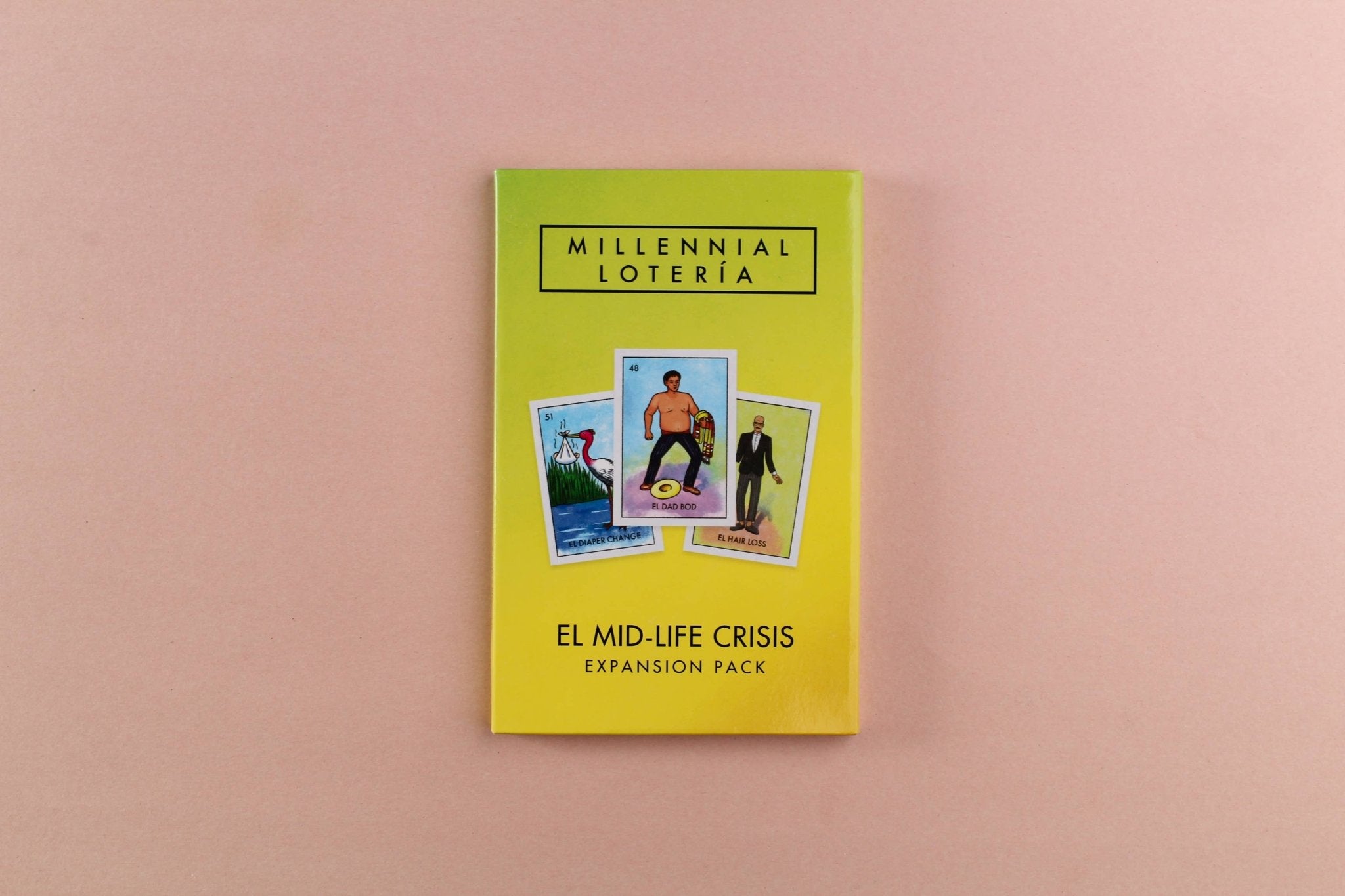 Millennial Loteria Board Game: El Midlife Crisis Expansion - Spiral Circle