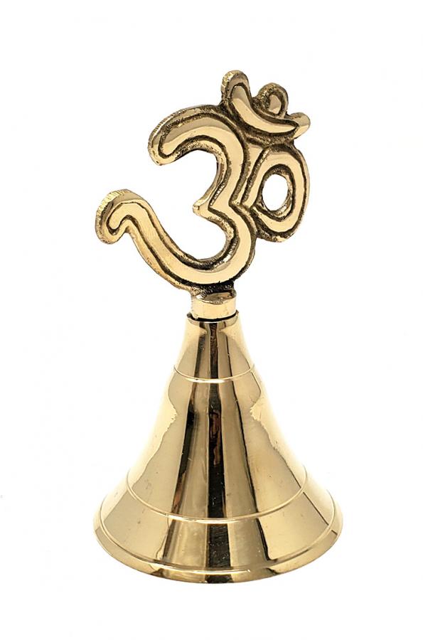 OM Brass Bell | 4 inch - Spiral Circle