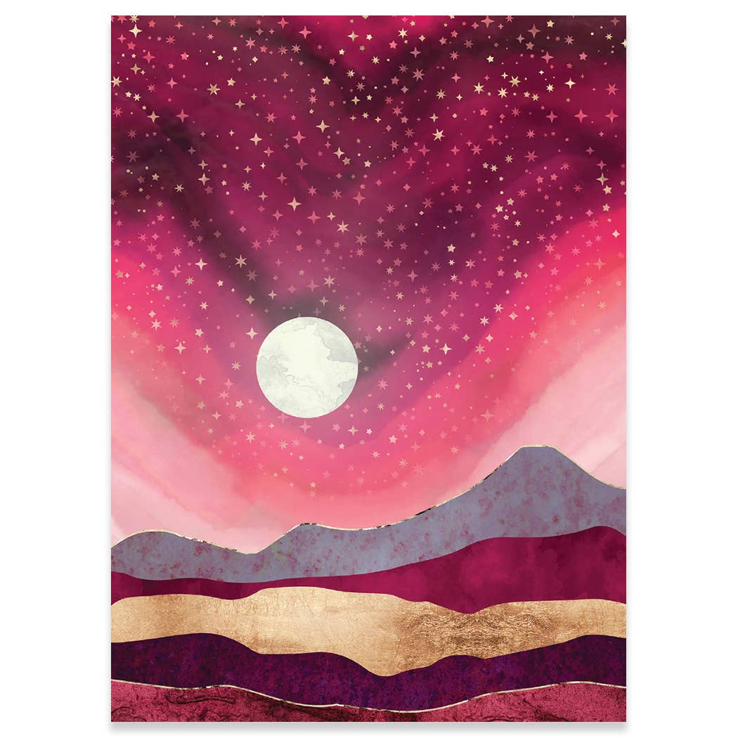 PINK SUNSET | CARTE ANNIVERSARY CARD - Spiral Circle