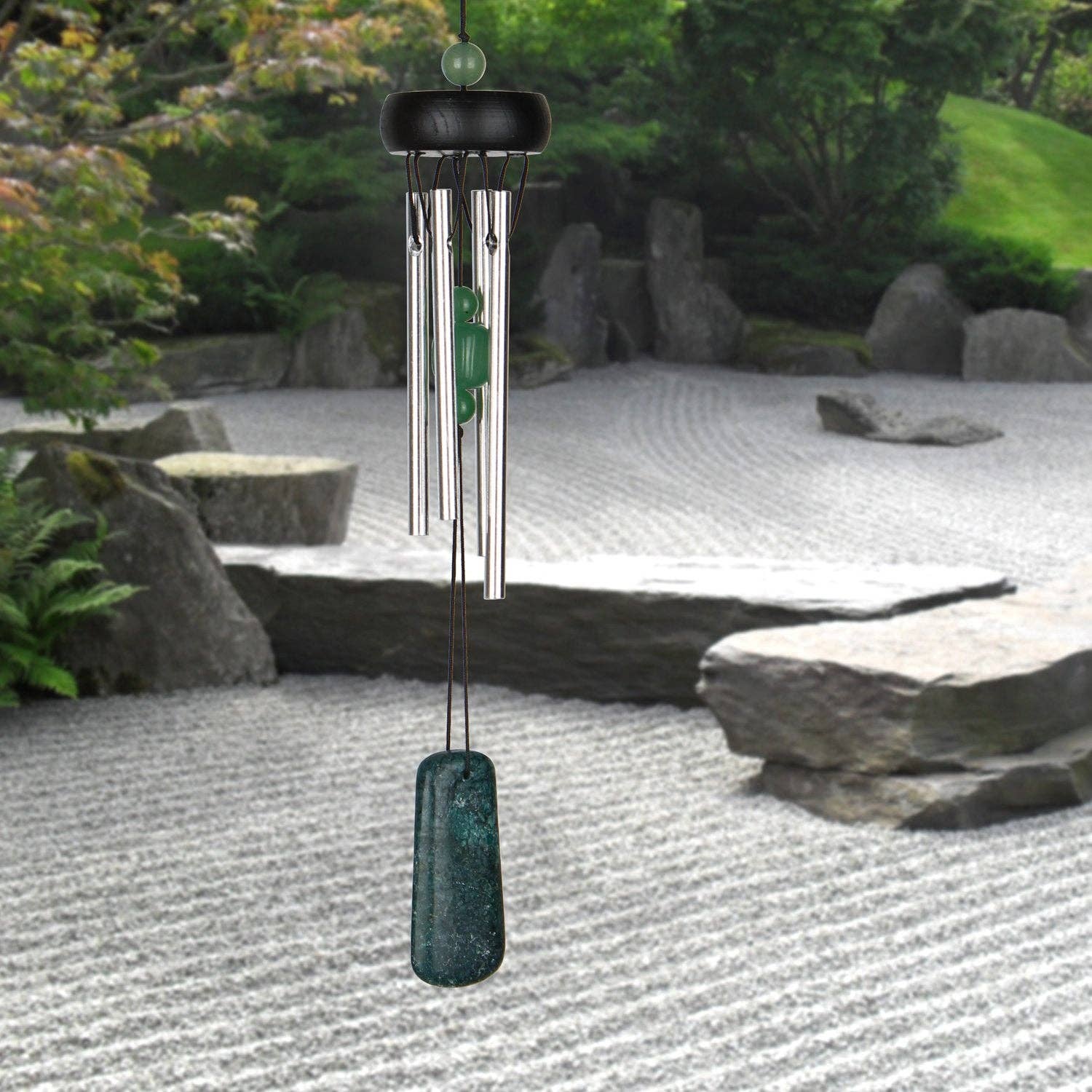 Precious Stones Chime™ - Jade - Spiral Circle