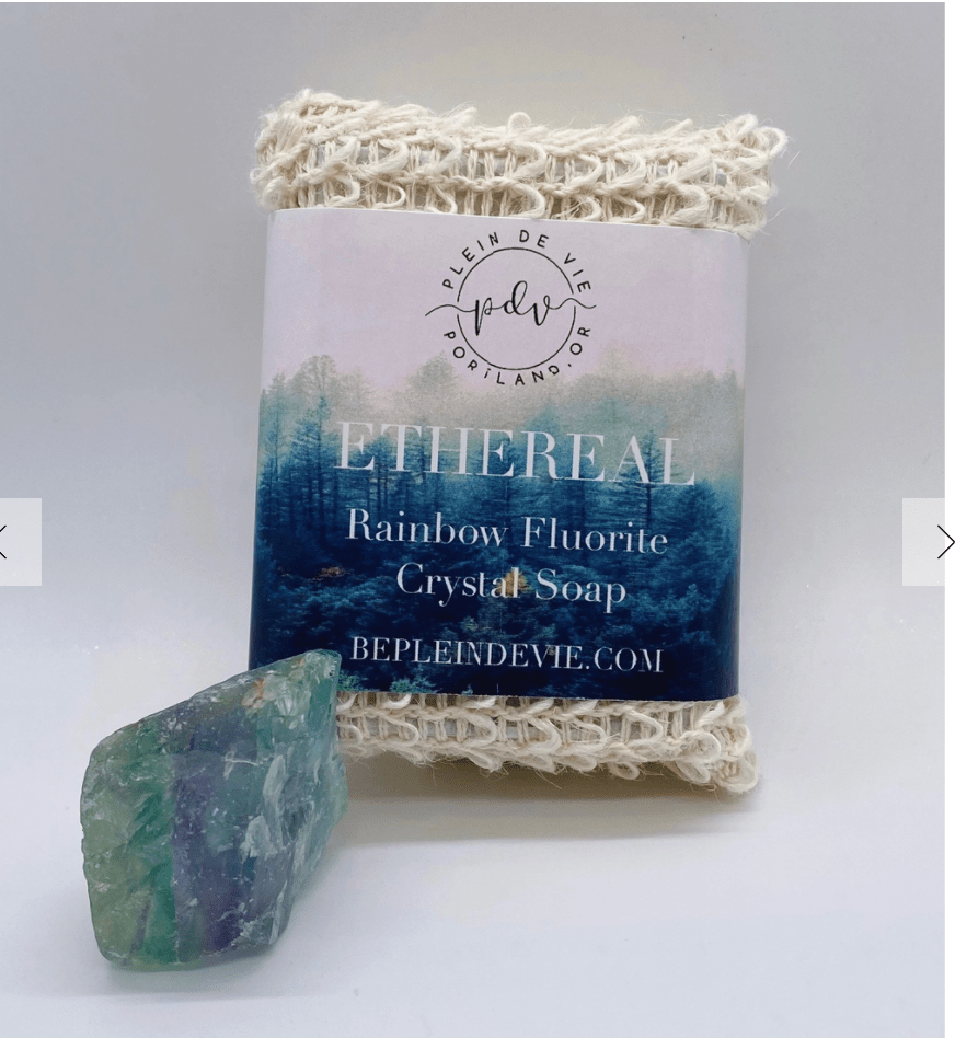 Rainbow Fluorite Crystal Soap | Ethereal - Spiral Circle